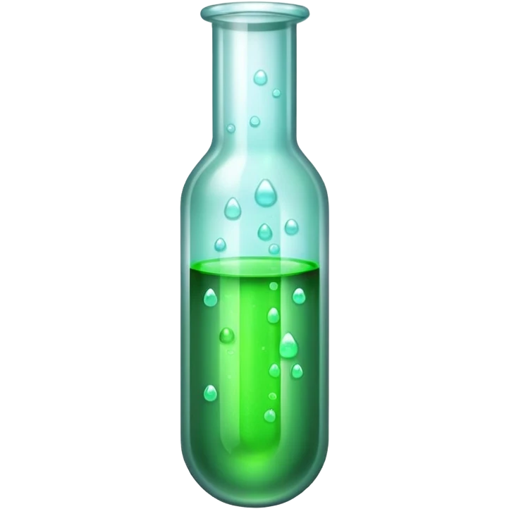 светящаяся пробирка  emoji