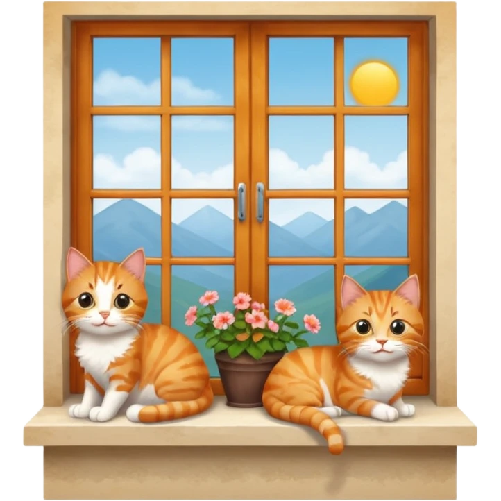 Cats on Windowsills emoji