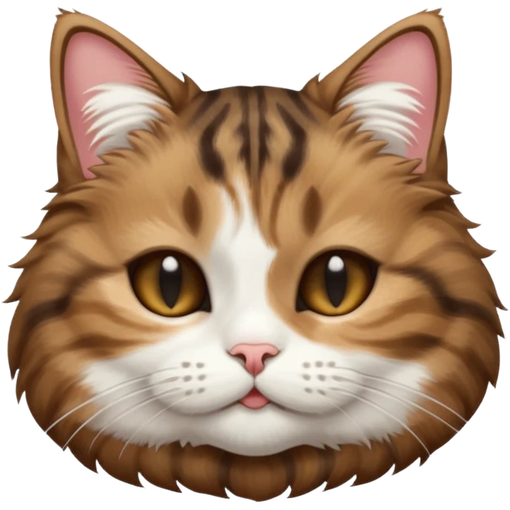dark brown tabby and white cat in funny positions upside down with eyes closed emoji