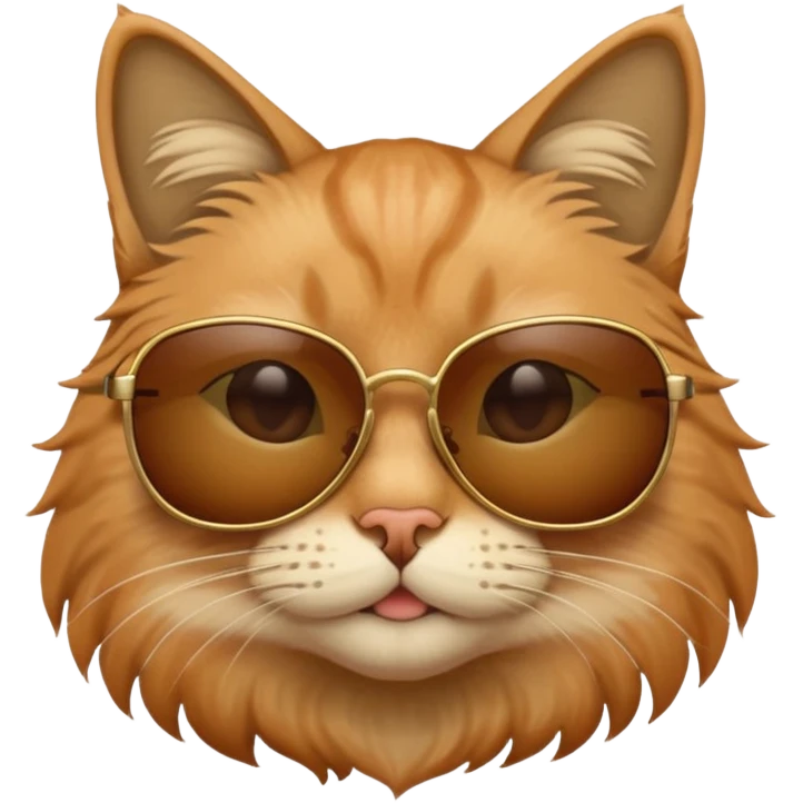 Cat wearing sunglasses emoji