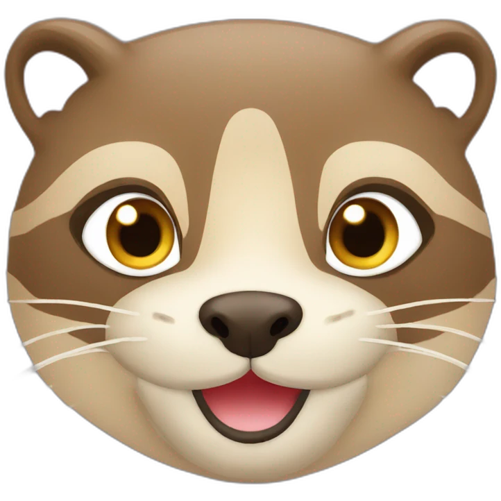 Loutre sur un chat emoji