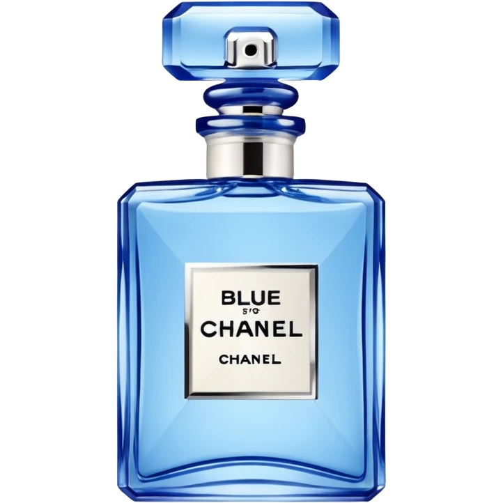 Create perfume emoji for blue de Chanel and jpg emoji