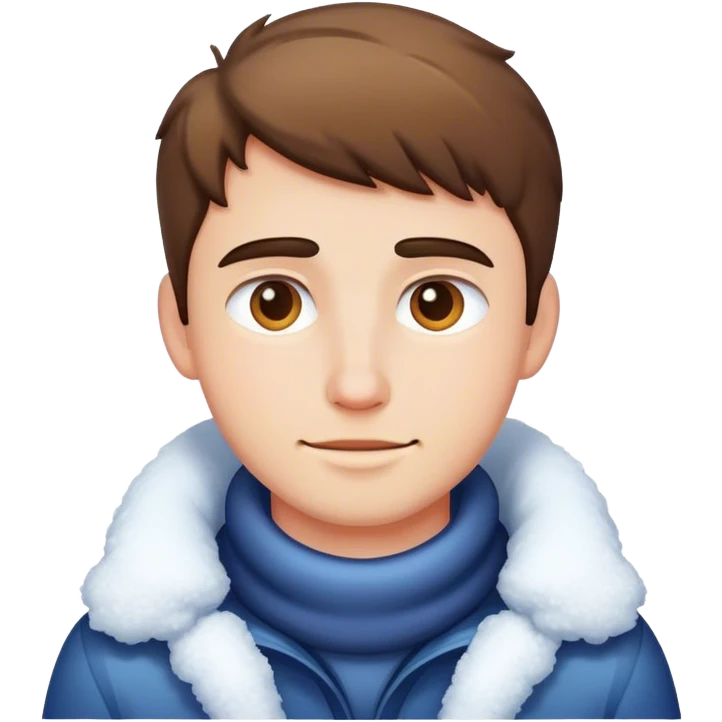 Snowing man emoji