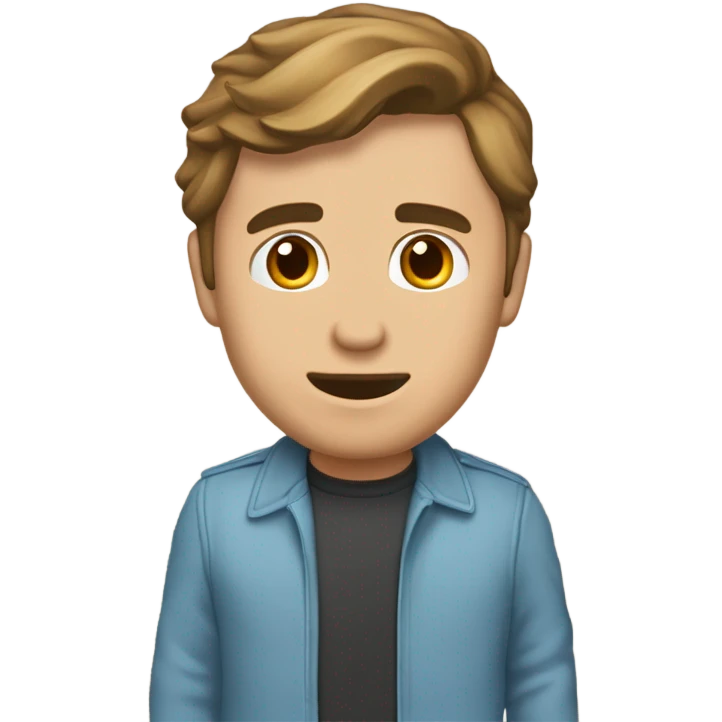 Аусси голубой мрамор с голубым и коричневым глаз emoji