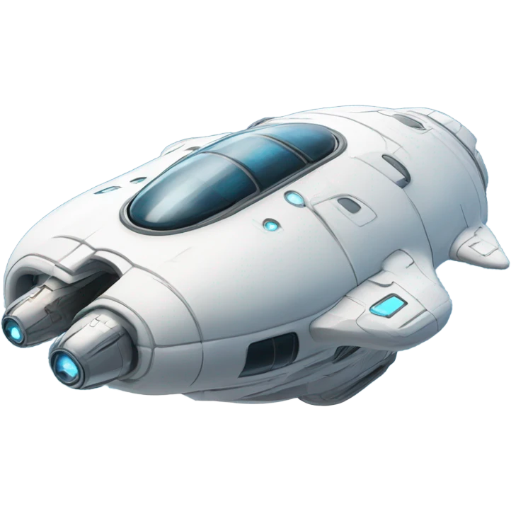 Spaceship on cloud  emoji
