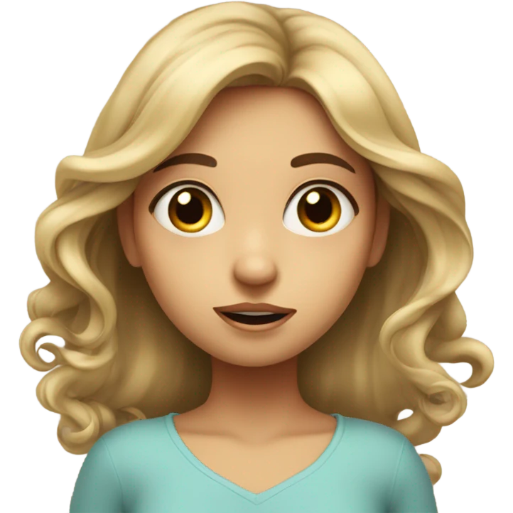 Oczy girl emoji