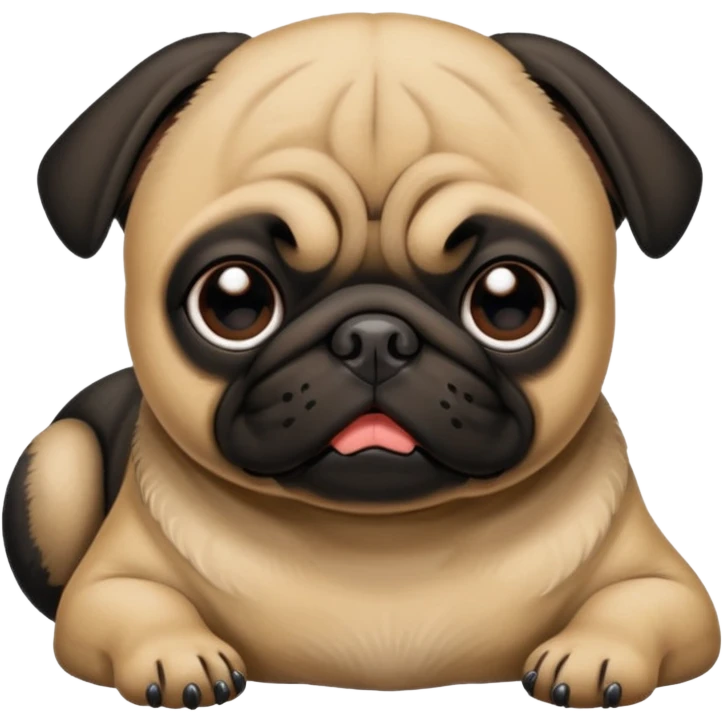 Pug morto emoji