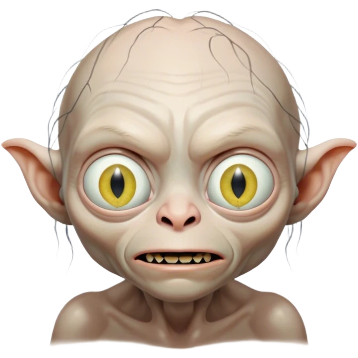 gollum from Lord of the rings emoji