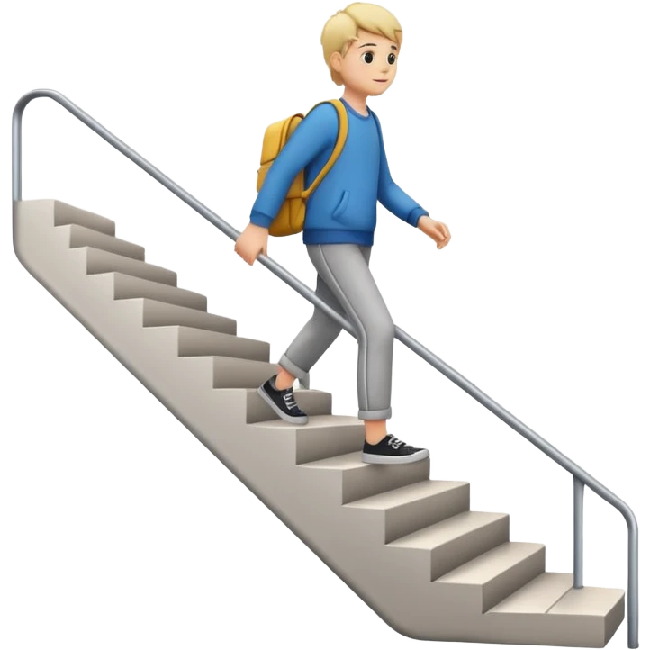 walking stairs emoji