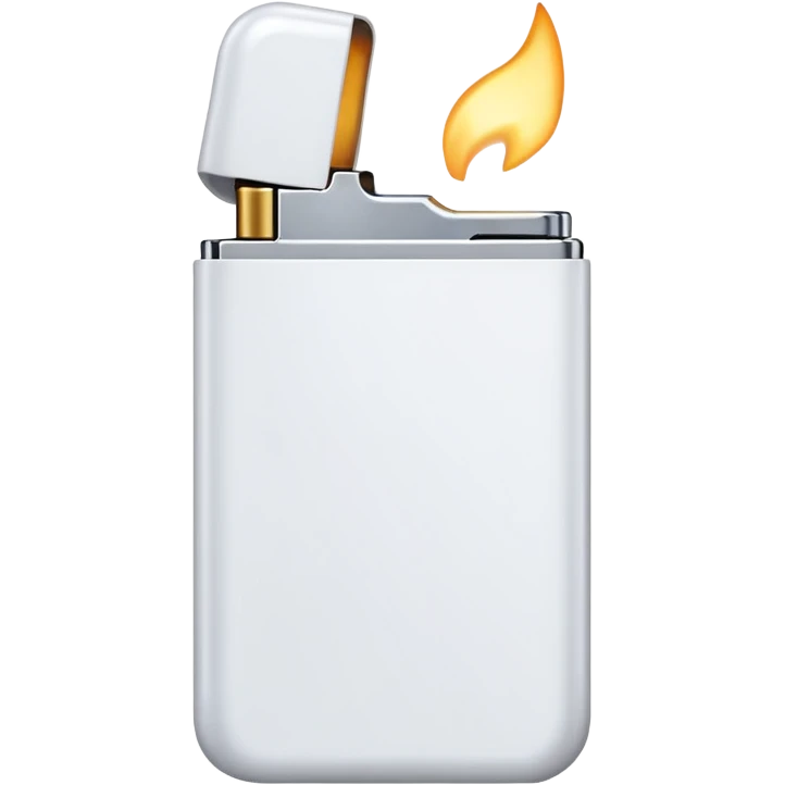 white lighter emoji