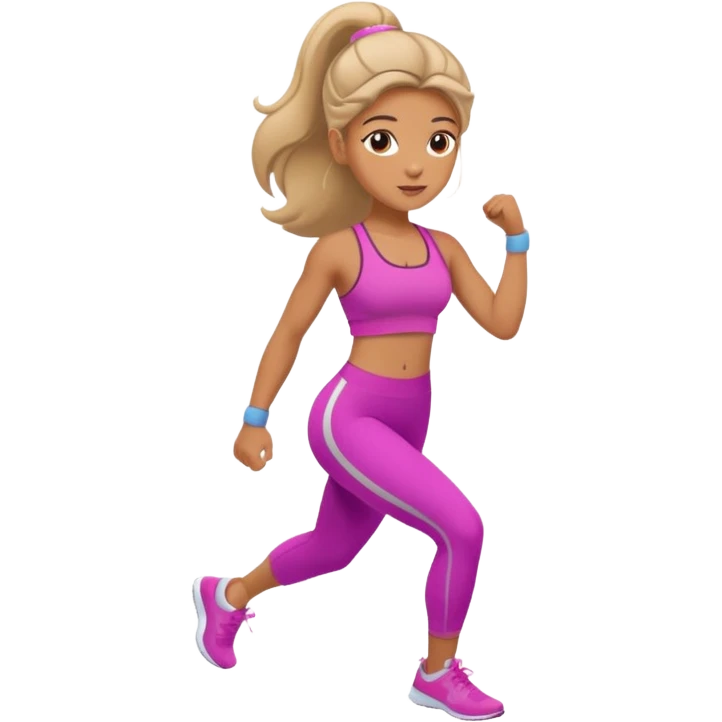 принцесса занимается спортом emoji