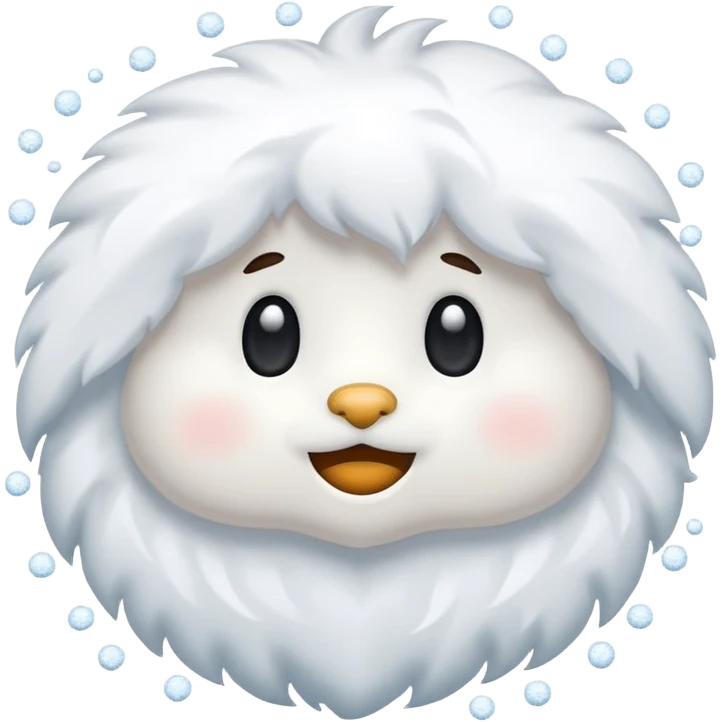 snow falling emoji