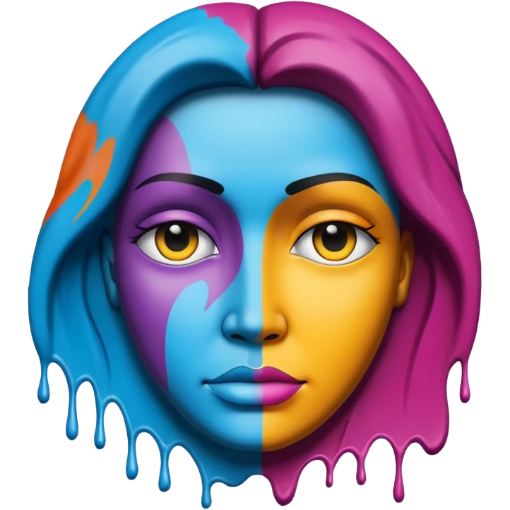 Graffit humani painting top wall emoji