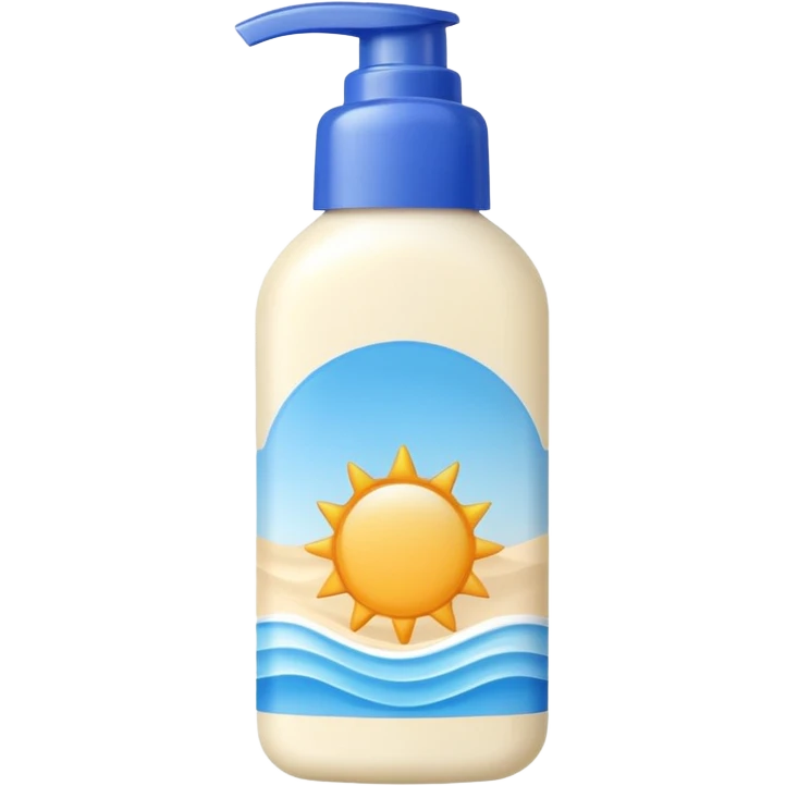 Sunscreen emoji