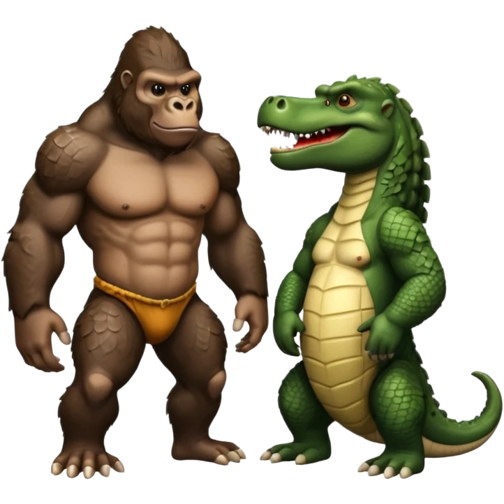 🐊🦍 emoji