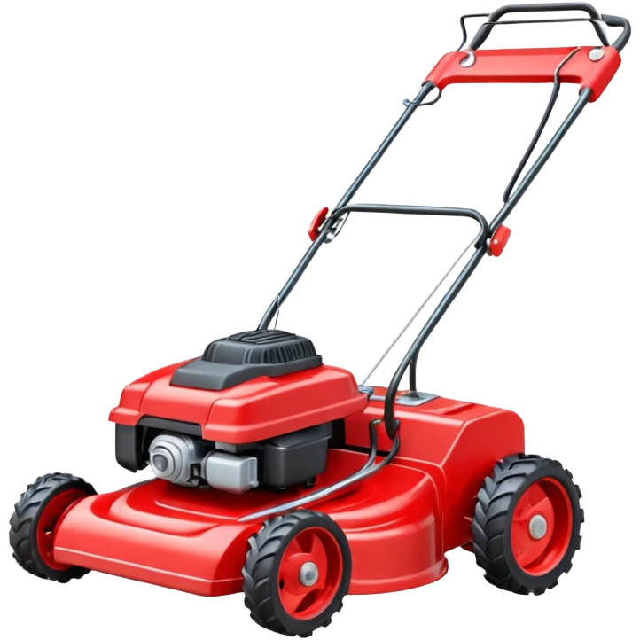 Red Lawnmower emoji
