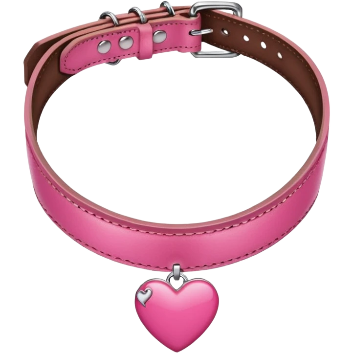 pink collar hati emoji