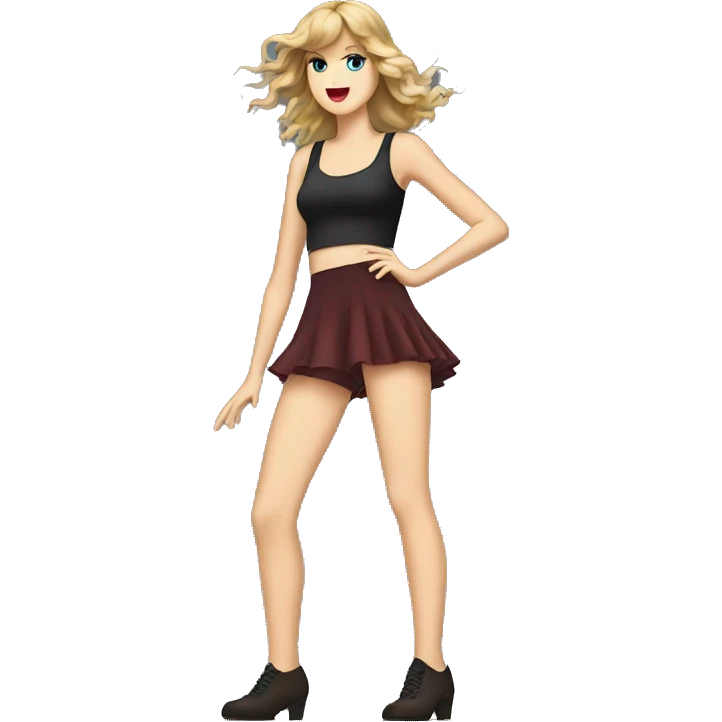 Taylor Swift on stage emoji