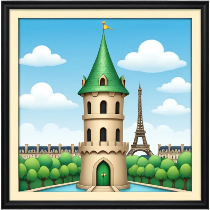 Elf Tower Paris emoji