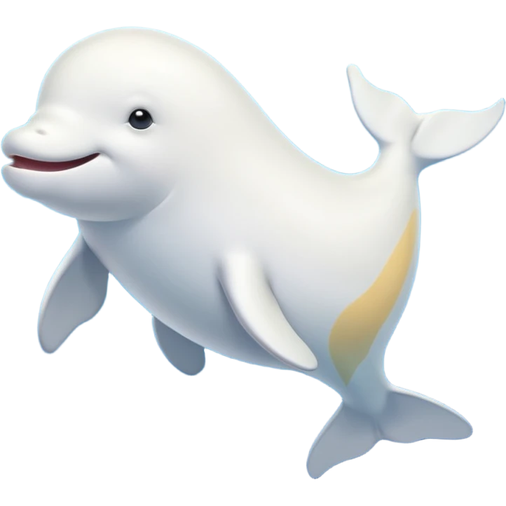 Beluga whale emoji