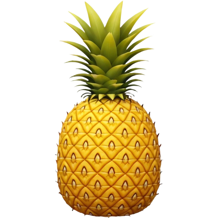 Upside down pineapple with no background emoji