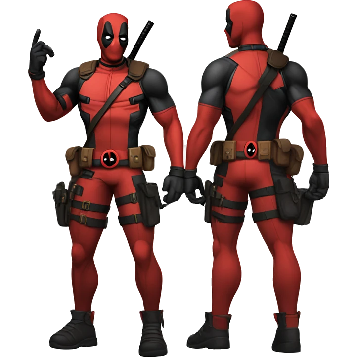 Deadpool fullbody emoji