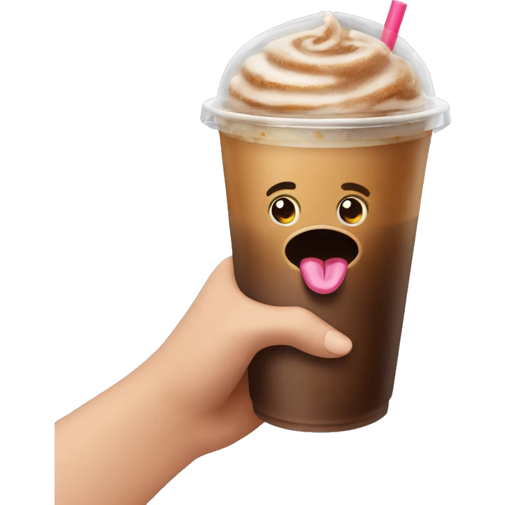 dunkin’ donuts iced coffee emoji
