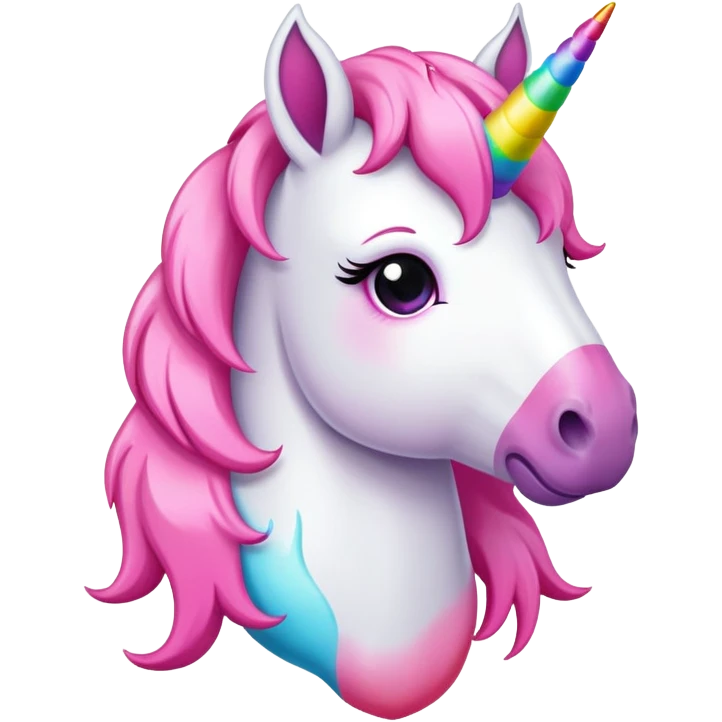 generami un unicorno che vomita un arcobaleno emoji