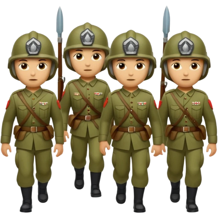 march out  emoji