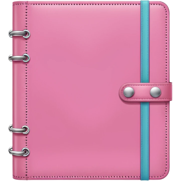 pink diary, coquette, loveshackfancy style, ring binder, no leather  emoji