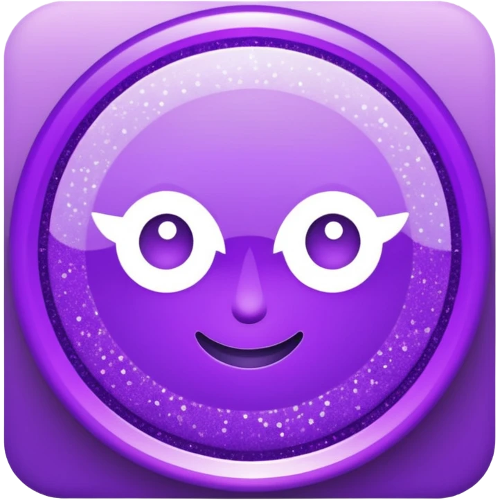 glitter documento confirmed purple mark emoji