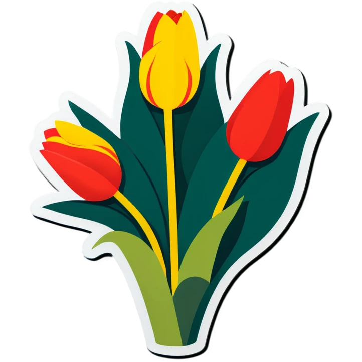 Tulips emoji