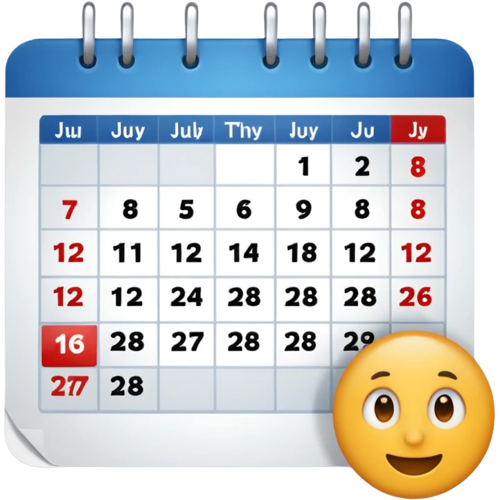 July 12 date emoji