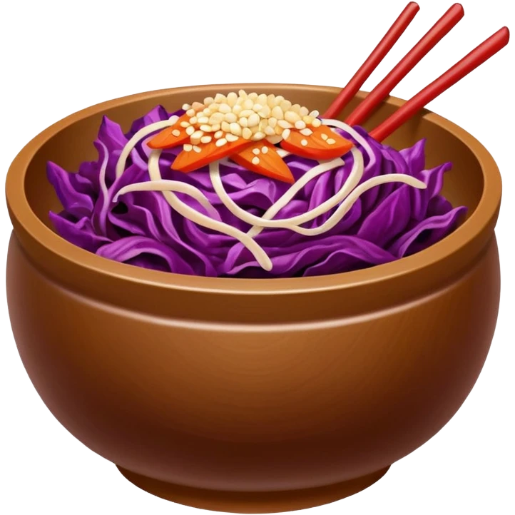 kimmchi dish brown bowl emoji