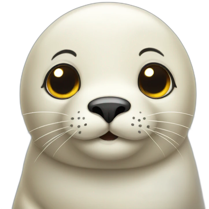 cute seal game character emoji