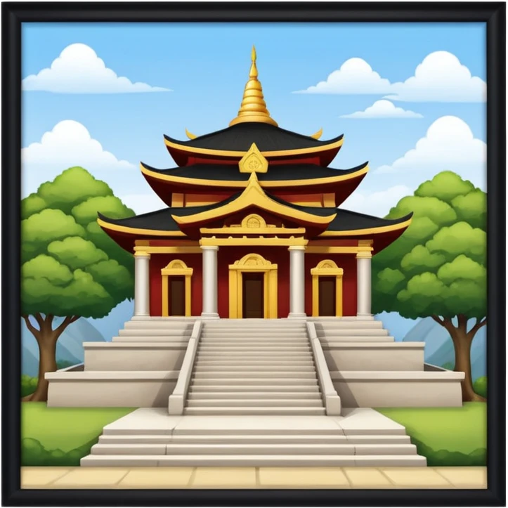 Temple visit emoji