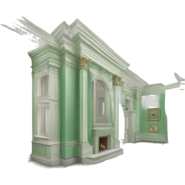 Green Hermitage museum emoji