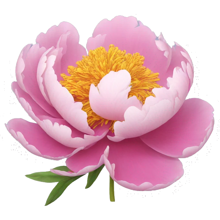 Peony emoji