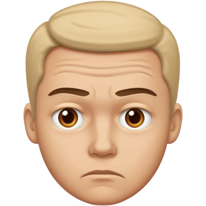 Guy with doubts emoji