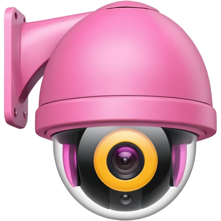 Security Camera pink  emoji