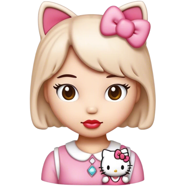 Hello kitty emoji