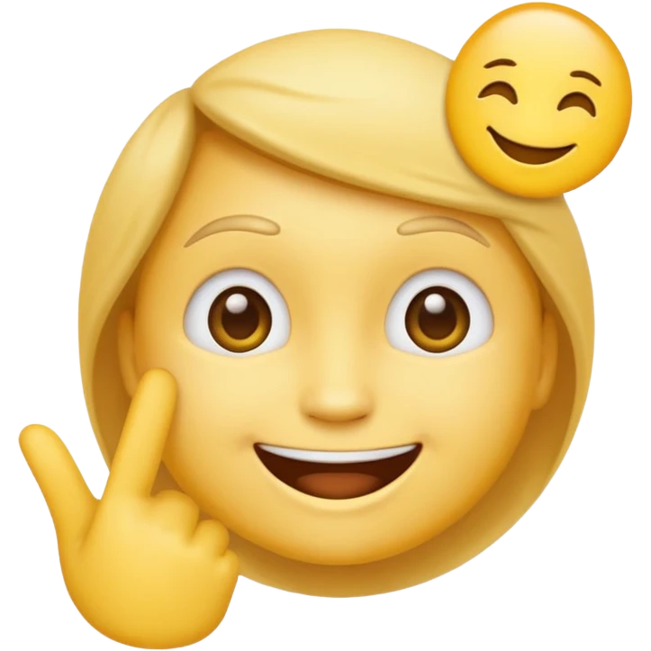 yellow emoji who do fingermouthing emoji