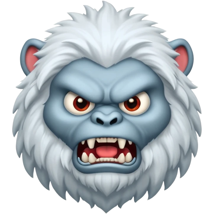 Angry yeti emoji
