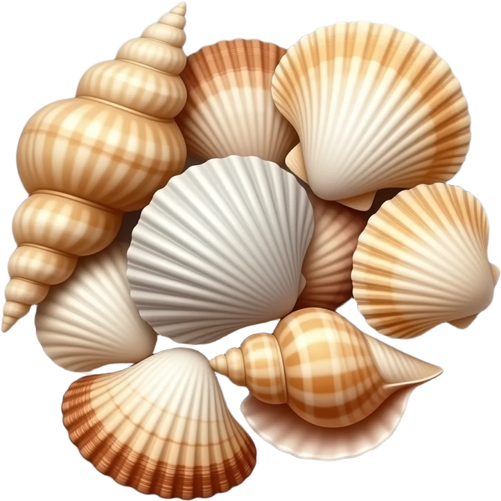 Muscheln in einem teller emoji