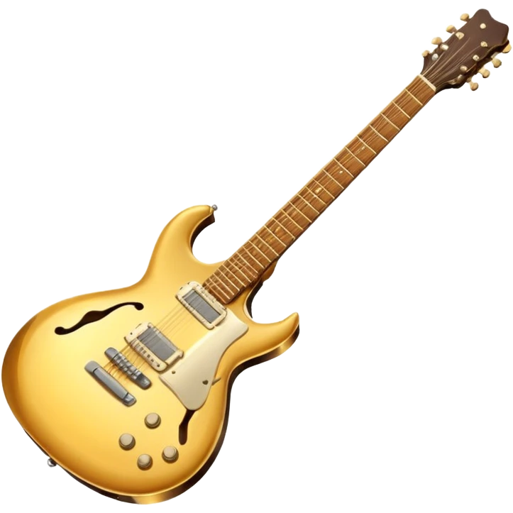 cinematic-realistic-guitar,-polished-metal,-warm-golden-reflections-dancing-along-its-surface,-soft-hands-carefully-positioned-over-the-keys,-glowing-with-an-elegant-and-airy-charm. emoji