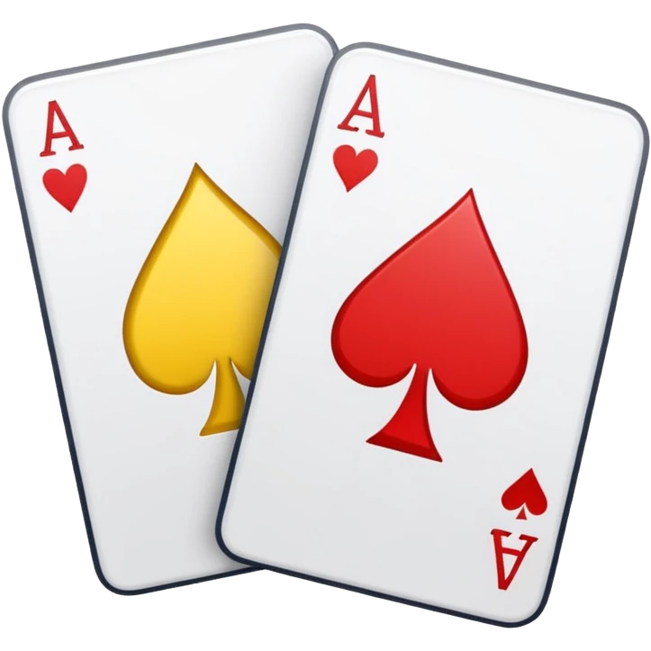 one red card one yellow card emoji