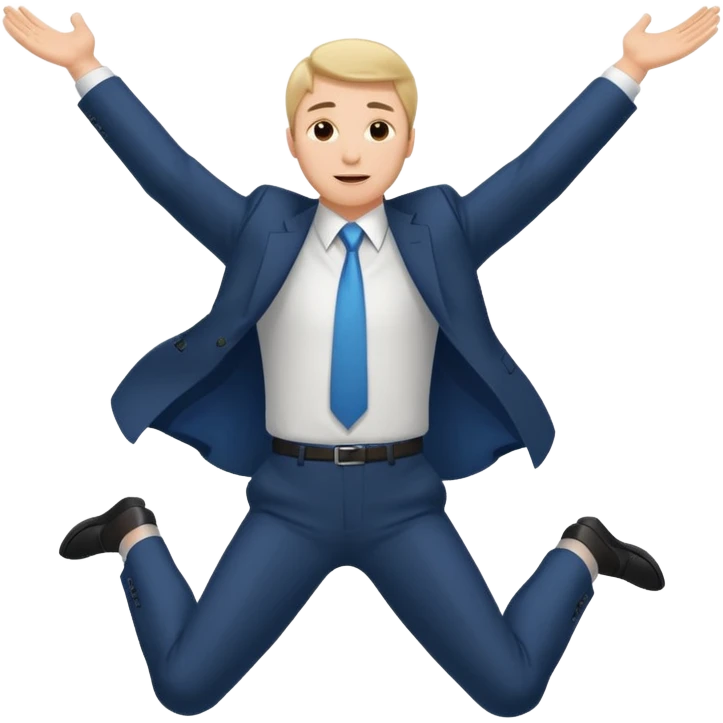 guy fall from sky emoji