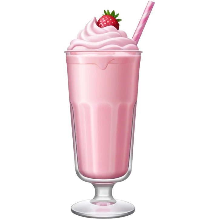 Milkshake de morango emoji