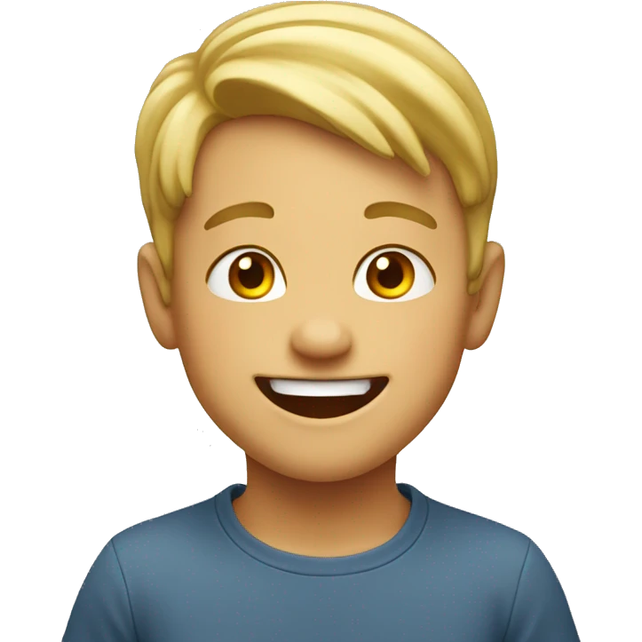happy kid emoji
