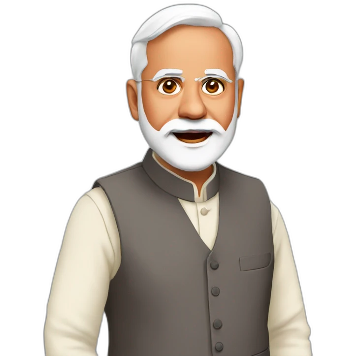 Narendra Modi shocking emoji